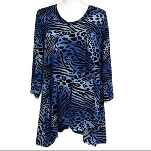 Flattering Animal print Swing Tunic